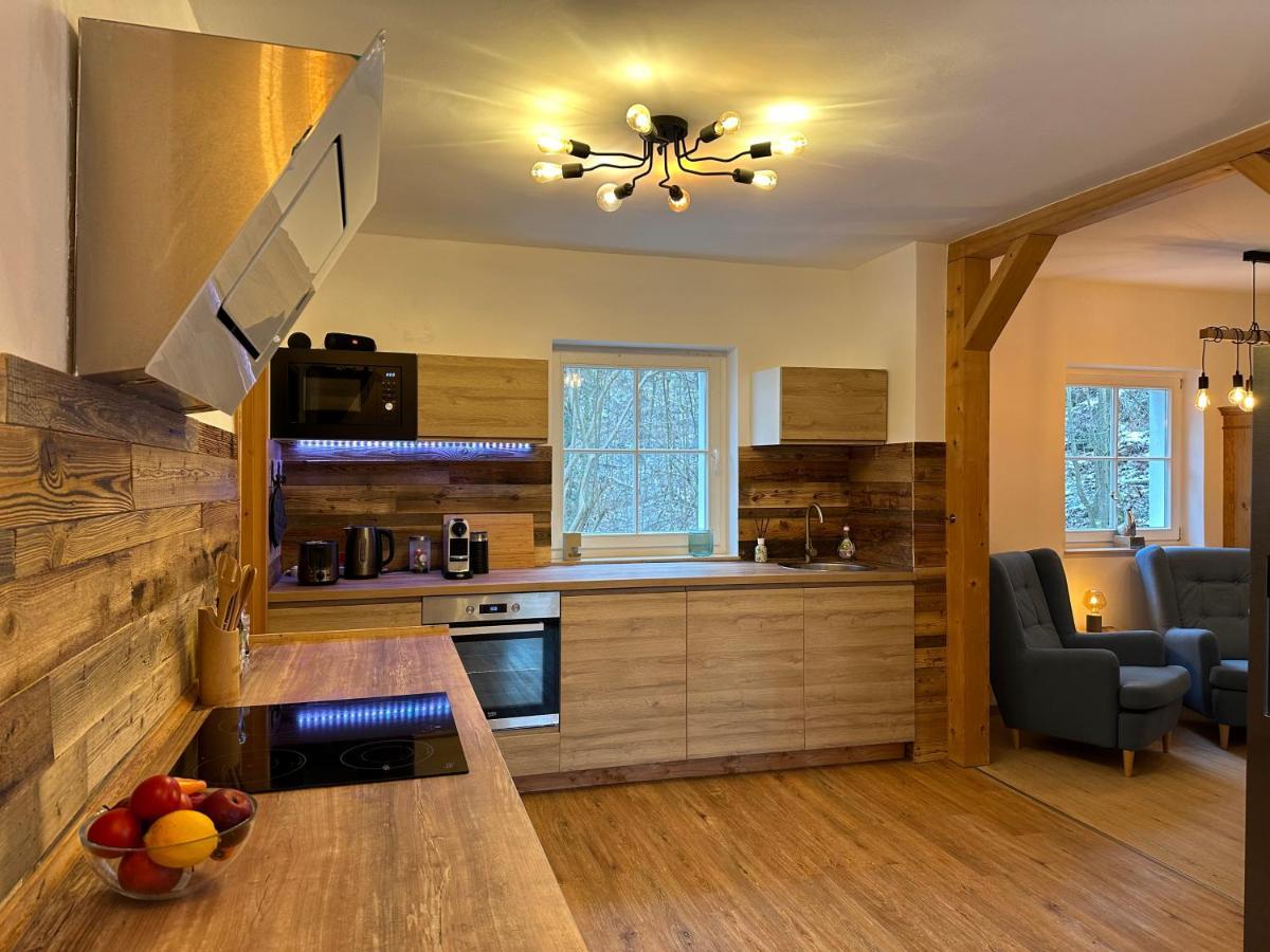 Chalet Ferienhaus Drážďany Exteriér fotografie